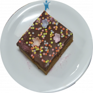 Hausgemachter 'Double Chocolate Cake'- Schoko-Kuchen mit Nuss-Nougat-Glasur (15,19,72,81)11