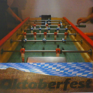 Heute laden wir Euch zu unserem Tischkickerturnier in die 'Bar Ausgleich' ein. Turnierbeginn wird 18:30 Uhr sein. Ab 18:00 Uhr gibt's zudem neue Spiele auszuleihen und bis 20:00 Uhr ist 'Cocktail Happy Hour'.
