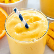 Mandarine-Banane-Smoothie // Erdbeer-Mango Smoothie