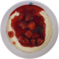 Milchreis mit Erdbeeren, Zimt, Zucker (19)