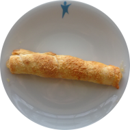 Heute als Menüzugabe: Börekstange mit Joghurt-Honig gefüllt (2,3,15,19,48,81,84)