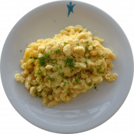 'Mac & Cheese' veganer Makkaroni-Käseauflauf (1,22,74,81,84)