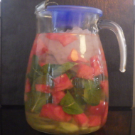 Aqua Natura - Heutige Kreation: Wassermelone-Kiwi-Minze
