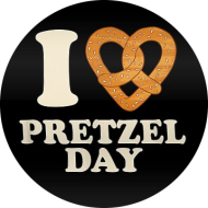 überbackene Laugenbrezel mit Schinken- Käse (1,2,3,8,19,51,81) 