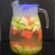 Aqua Natura - Heutige Kreation: Apfel-Melone-Limette