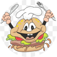 Burger 'Americans Best' mit Bacon, Cheddar und BBQ Sauce (1,2,3,11,19,21,22,24,81,83) dazu Pommes Frites(15) auch Veg. möglich