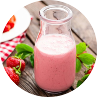 Himbeer- Bananen Minz Smoothie