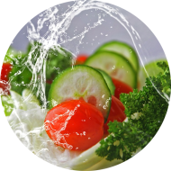 frischer Gurkensalat