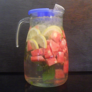 Aqua Natura - Heutige Kreation: Melone-Zitrone-Minze