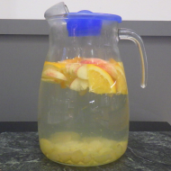 Aqua Natura - Heutige Kreation: Apfel-Traube-Orange