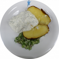 Grillkartoffel und Kräuterquark(19)