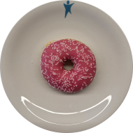 Heute als Menüzugabe: 'Pinky Donut' (81,82)