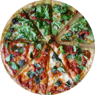 Wählen Sie aus den verschiedenen Pizzavariationen Ihren Favorit aus.