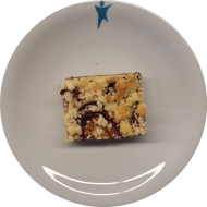 Heute als Menüzugabe: Pflaumenkuchen mit Streusel (15,19,81)