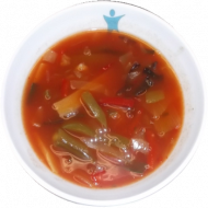 Tomatisierte Gemüsesuppe (9,18,81)
