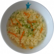 Tagessuppe zum Essen IV: Eierflocken-Gemüse-Suppe (3,15,21)