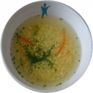 Tagessuppe zu Essen 4: Eierflocken-Gemüse-Suppe (3,15,21)