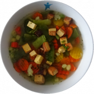 Bunter Gemüseeintopf mit Räuchertofuwürfeln 0,2l (18,81)