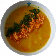 Vegan: Kartoffel-Gemüse-Suppe mit Couscous (18,81)